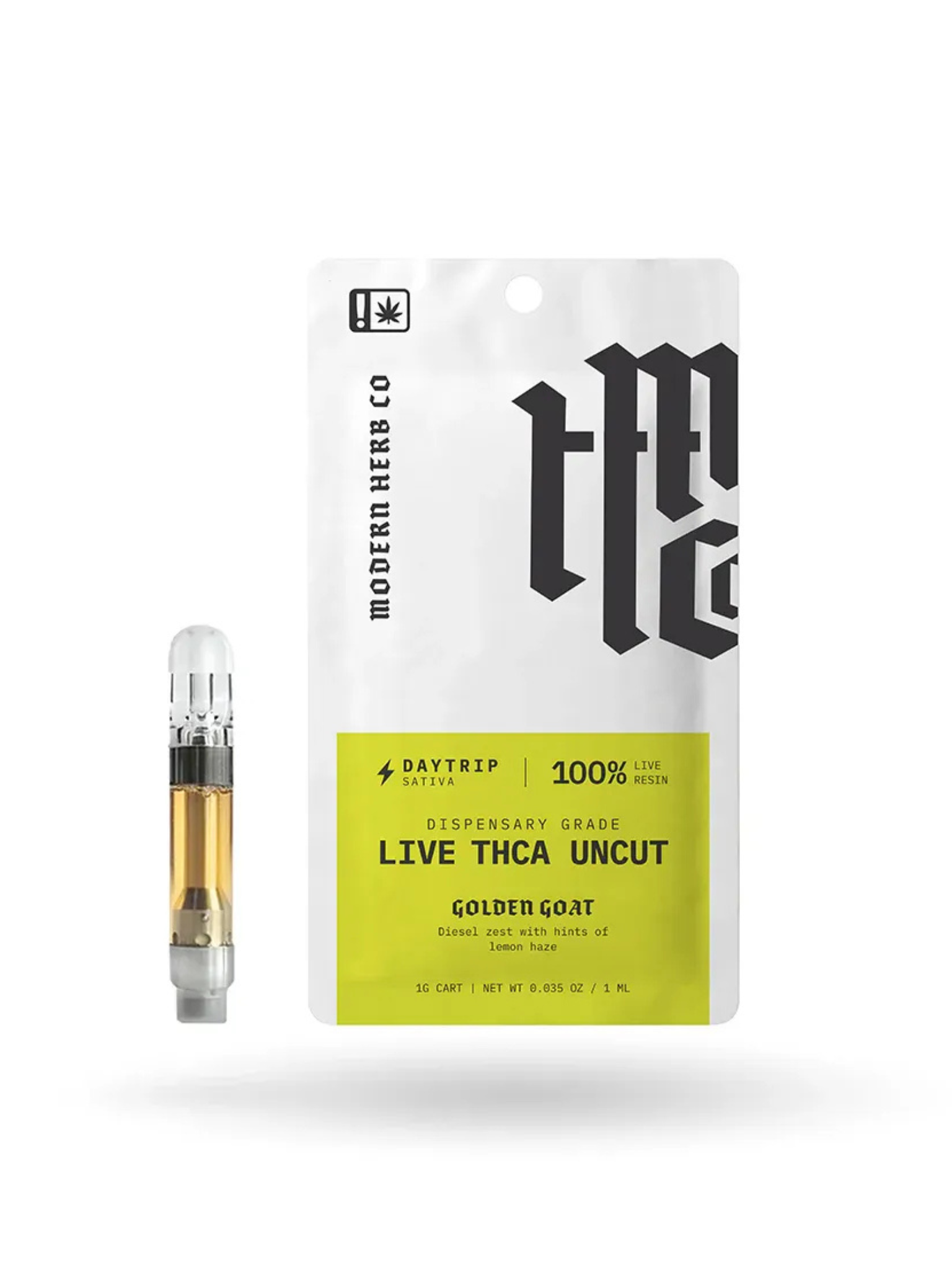 Uncut Live Resin Cartridge