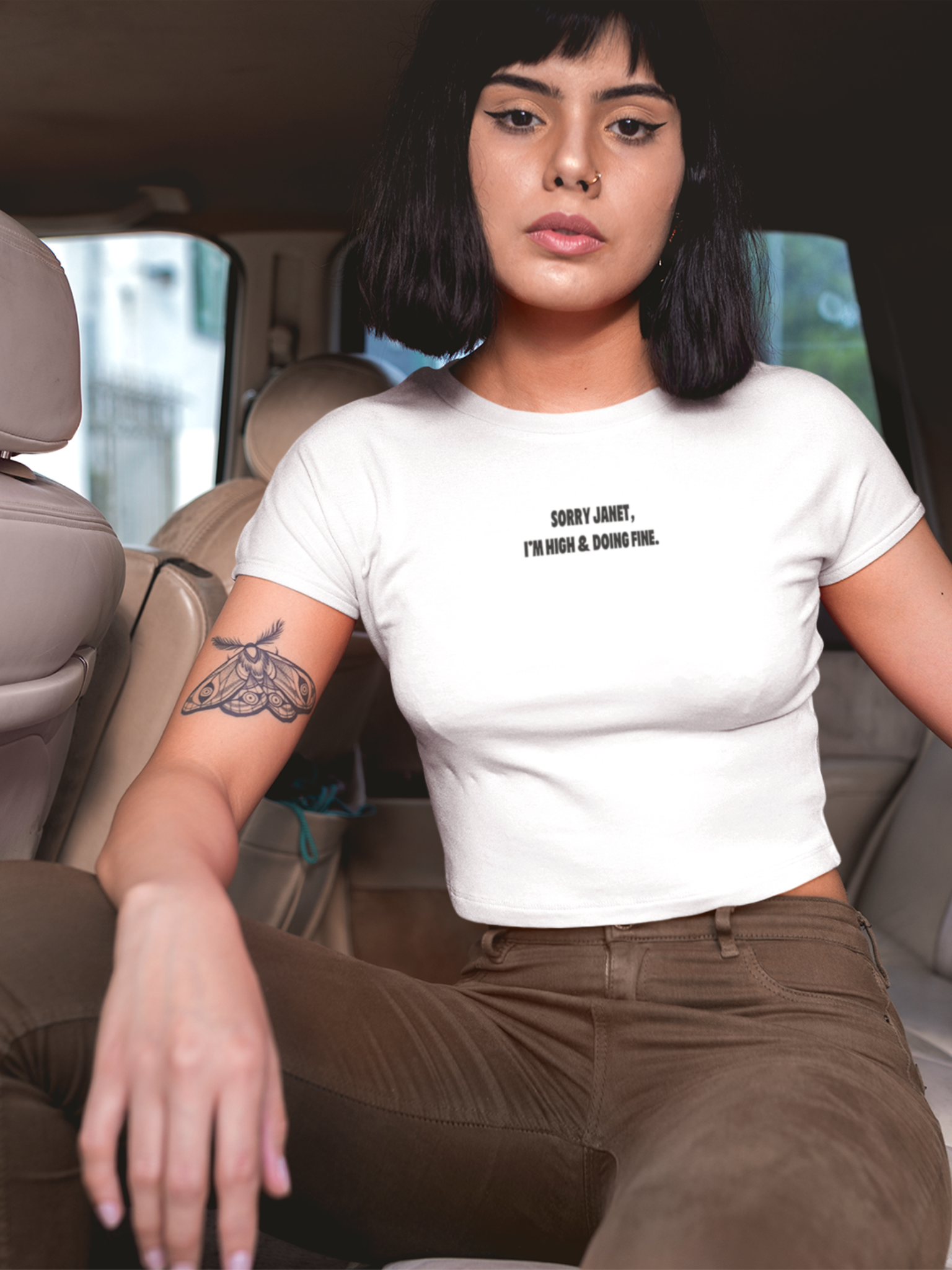 "Sorry Janet" Crop Top
