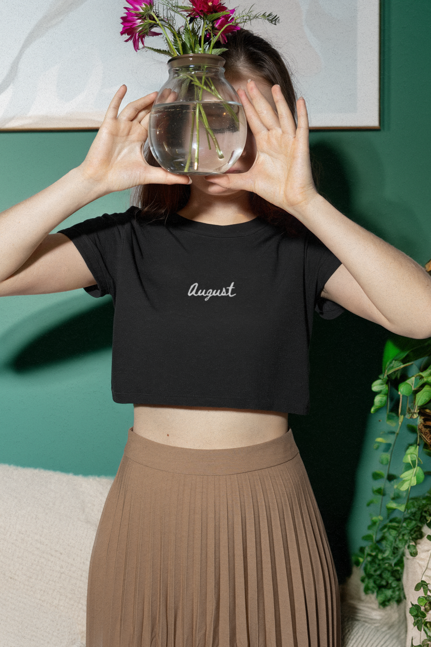 August Western Crop Top