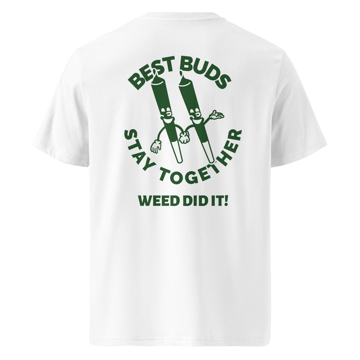 August Cannabis Club Best Buds THCA Tee Back