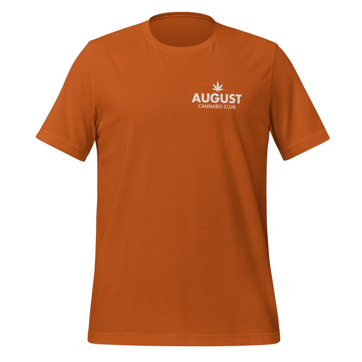 August Cannabis Club Core Tee Burnt Orange 2