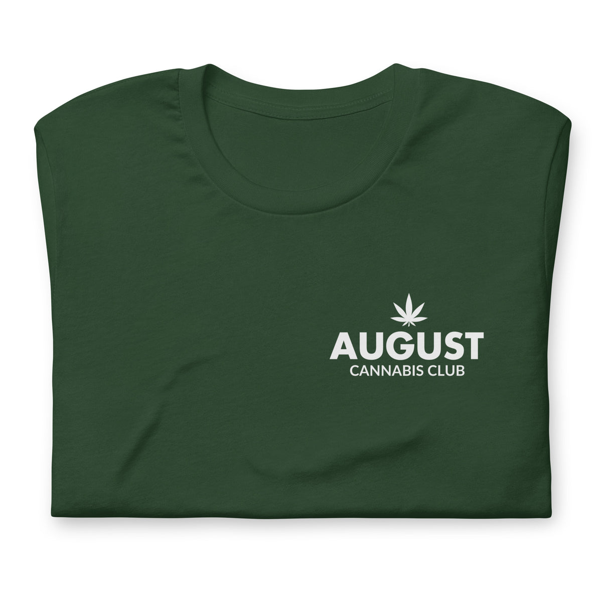 August Cannabis Club Core Tee Green