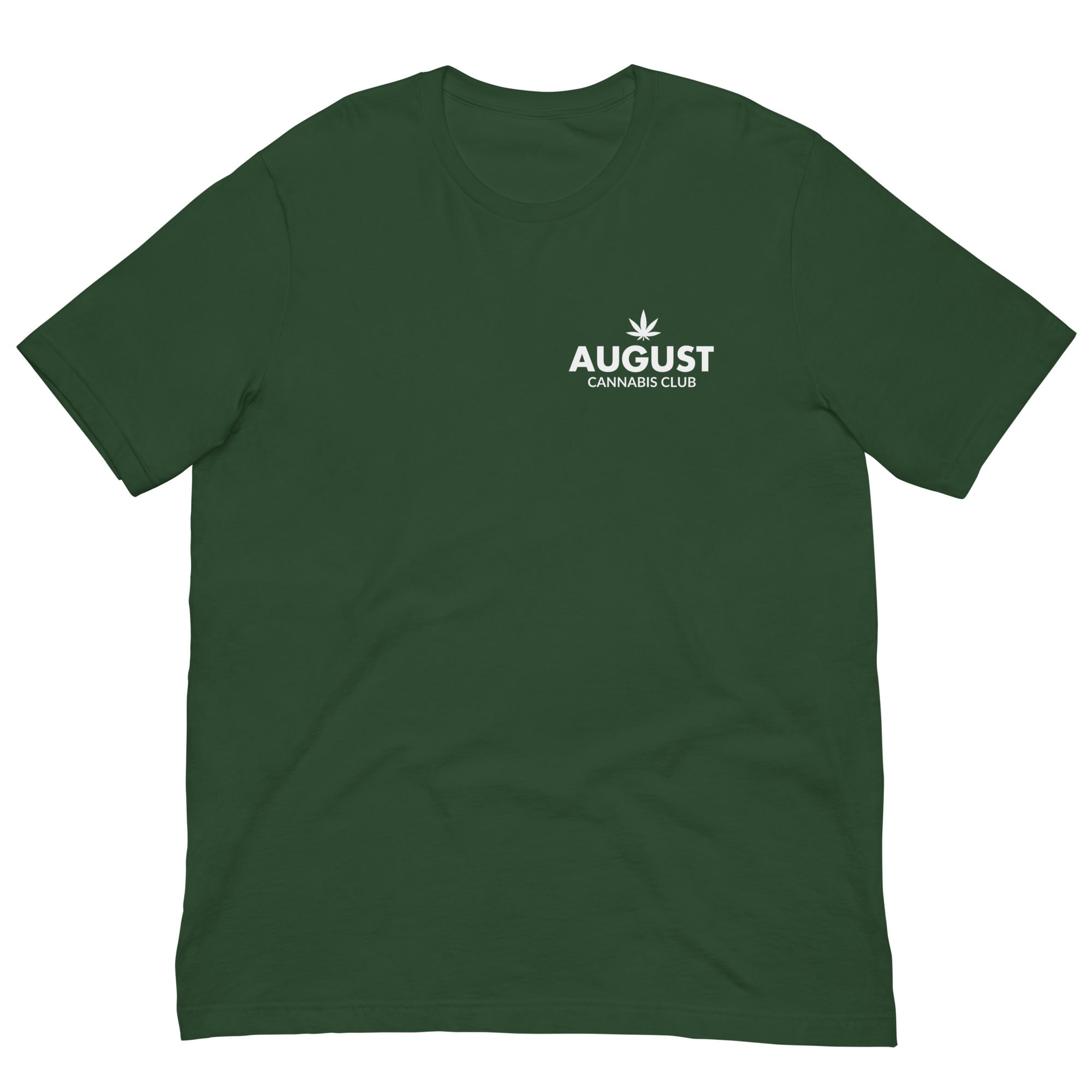 August Cannabis Club Core Tee Green 2