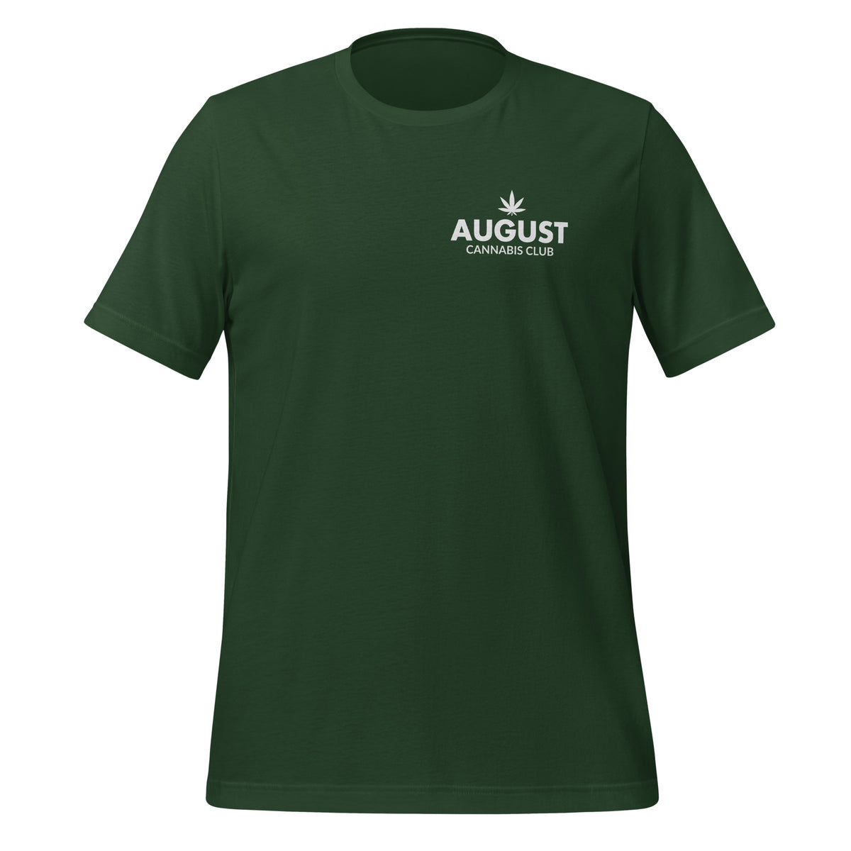 August Cannabis Club Core Tee Green 3