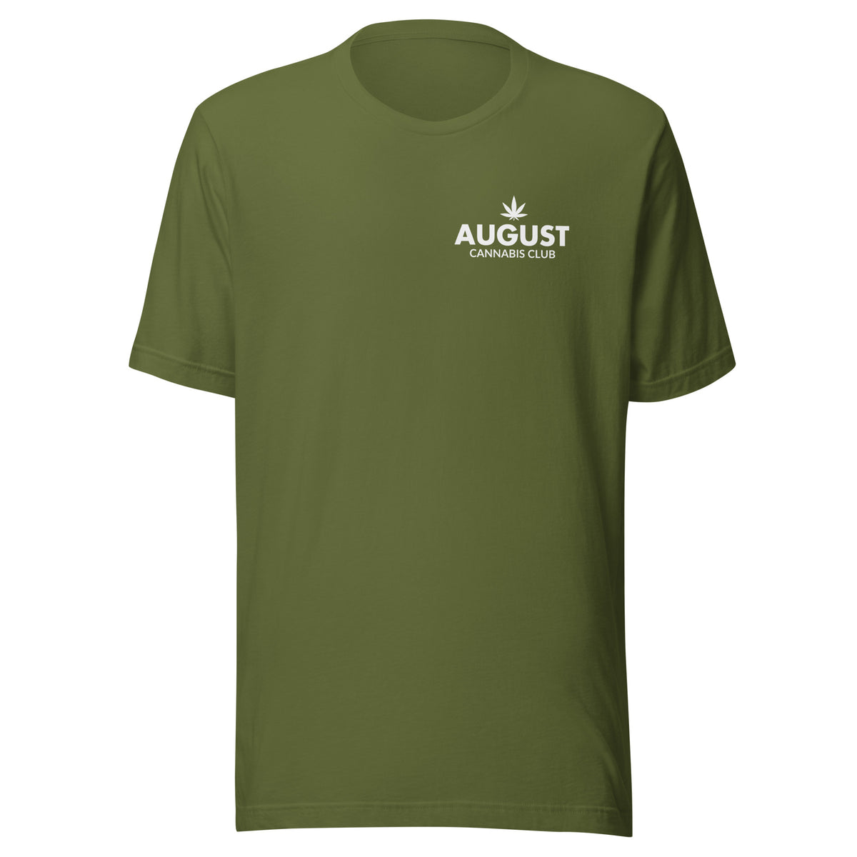 August Cannabis Club Core Tee Olive 3