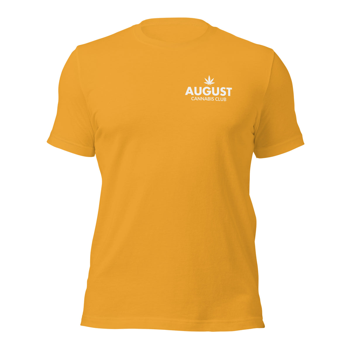 August Cannabis Club Core Tee Yellow