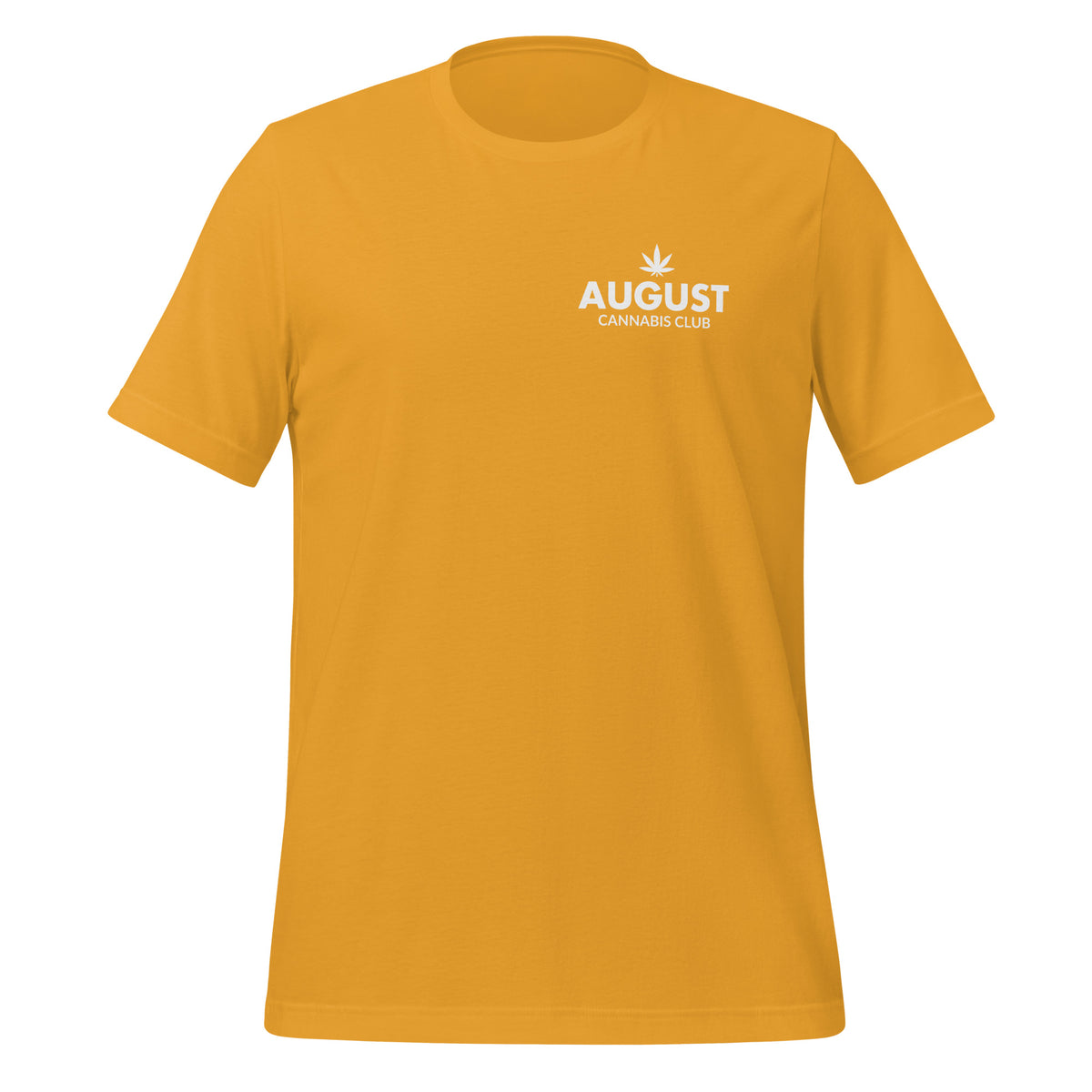 August Cannabis Club Core Tee Yellow