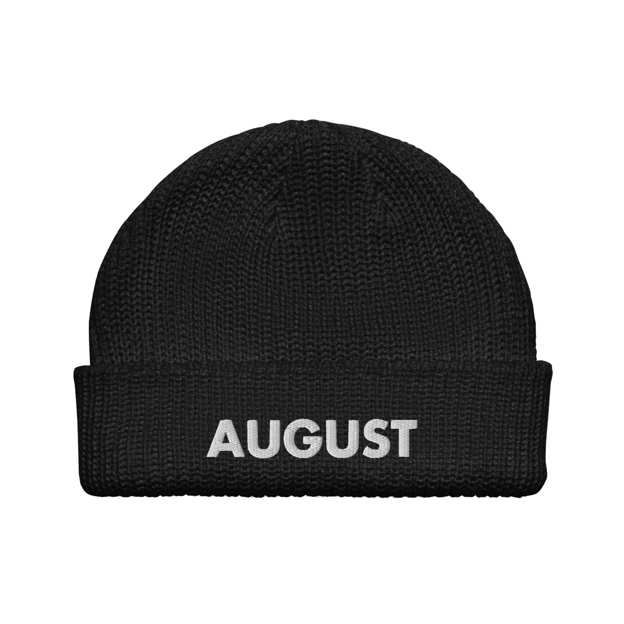 August Cannabis Club Fisherman Beanie Black