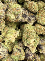Blueberry Kush THCA Flower Indoor Smalls August Cannabis Club