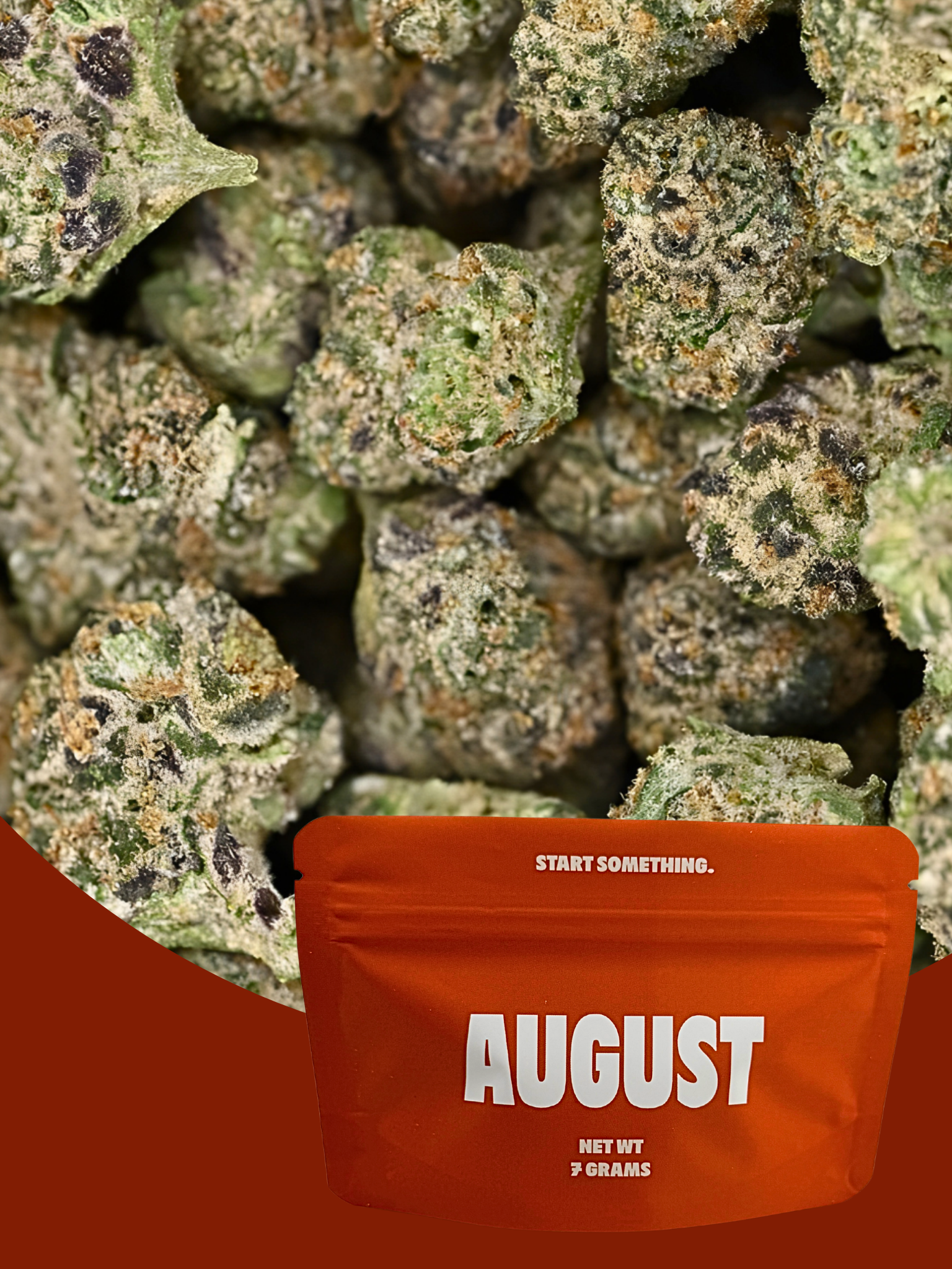 Mandarin Cookies THCA Exotic Smalls August Cannabis Club Sativa