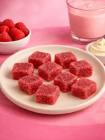 August Cannabis Club Hash Rosin Gummies Raspberries and Cream THCa gummies in assorted flavors displayed in branded product packaging | August Cannabis Club